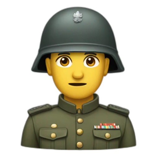 cabeza de soldado de las fuerzas especiales sticker