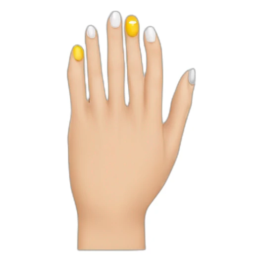 Doit d honneur avec faux ongles sticker