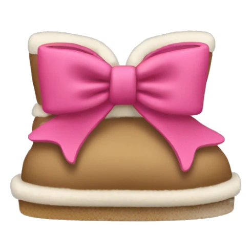 Ugg with bow sticker