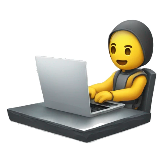 cybersportsman with laptop sticker