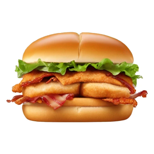 Chicken sandwich with bacon popeyes sticker