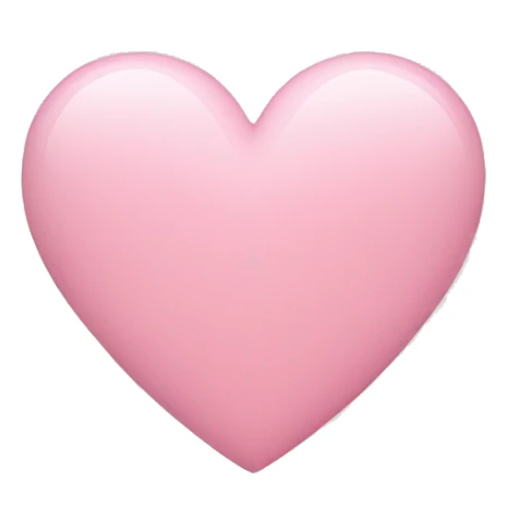 Light pink heart sticker