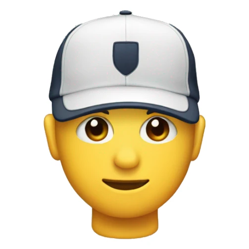 ball cap in monitor sticker