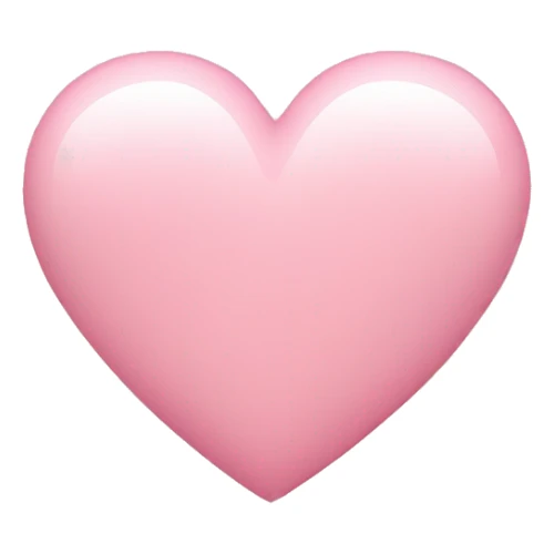 Light pink heart  sticker