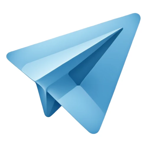 телеграм лого белого цвета sticker