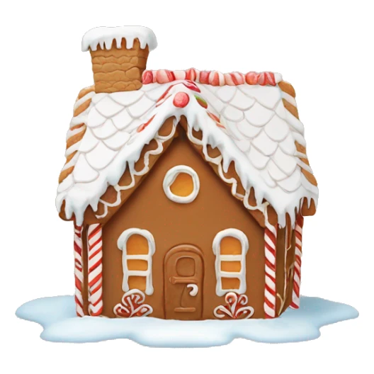 Gingerbread house sticker
