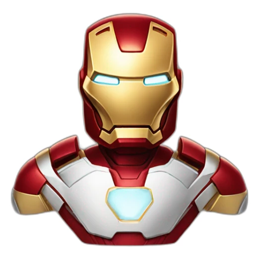 Elon musk with iron man suit gold and red sticker