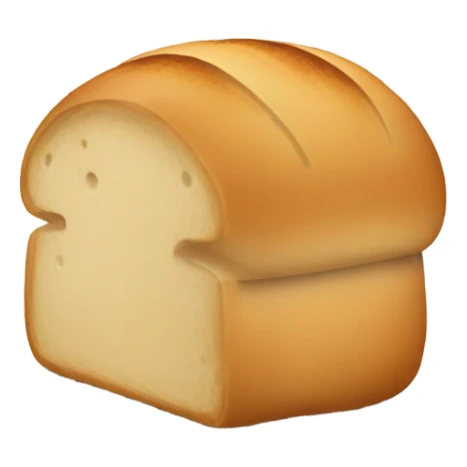 Freshly baked round load of bread sticker