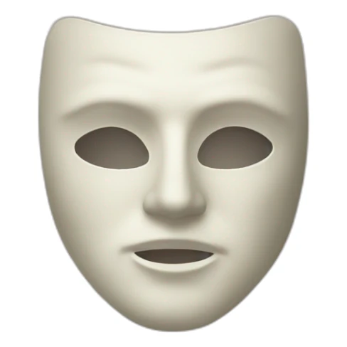 Italian mask sticker