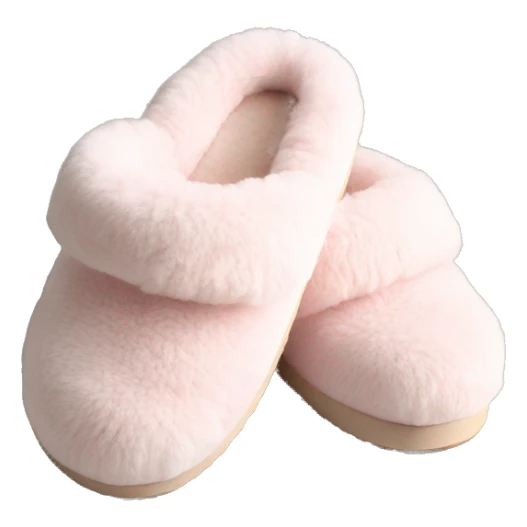 fuzzy slippers uggs light pink sticker
