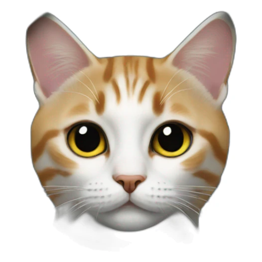 A cat in an advanced astronaut suit in space sticker