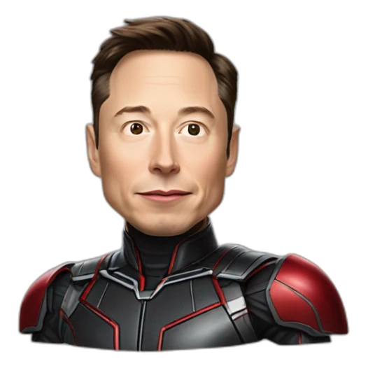 Elon musk as antman sticker