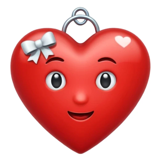 Christmas can emoji heart shaped sticker