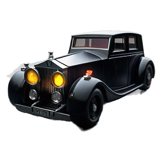    Hot wheels Darth Vader themed 1934 Rolls Royce scary Halloween monster rc car on  dark raining road  sticker