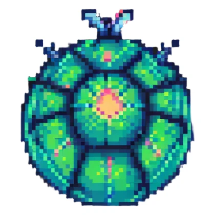 glowing neon bomb power up item sticker