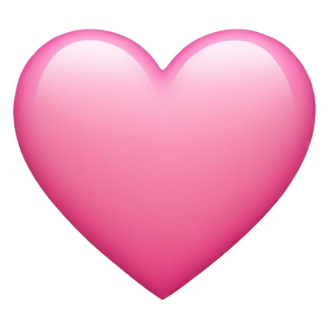 Pink heart sticker