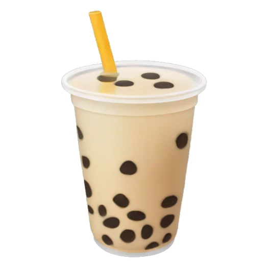Boba tea sticker