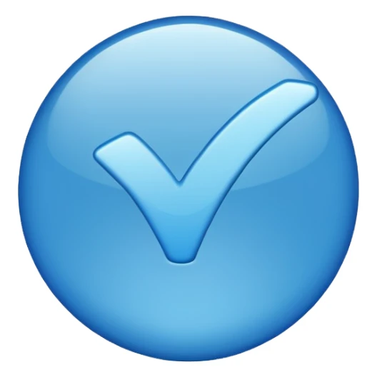 Centang biru yg ada di tiktok sticker