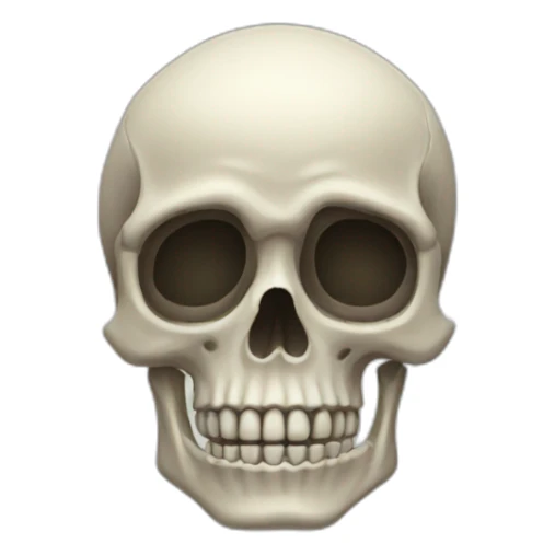 Skeleton sticker