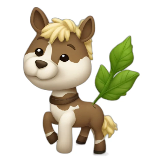 trefle a quatre feuille dans un fer à cheval sticker