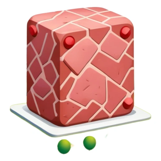  spam meat mondrian style paris landscape  sticker