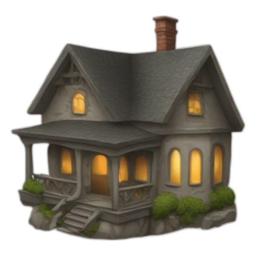 hounted house sticker