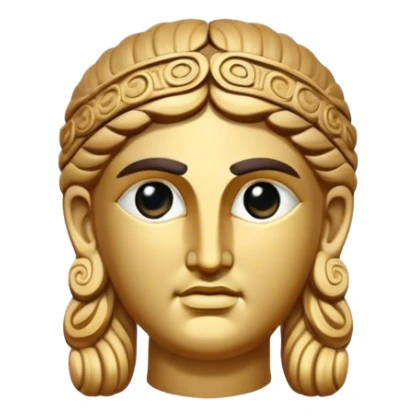 painting a greek frame art  sticker