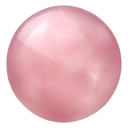 Rose quartz sphere sticker