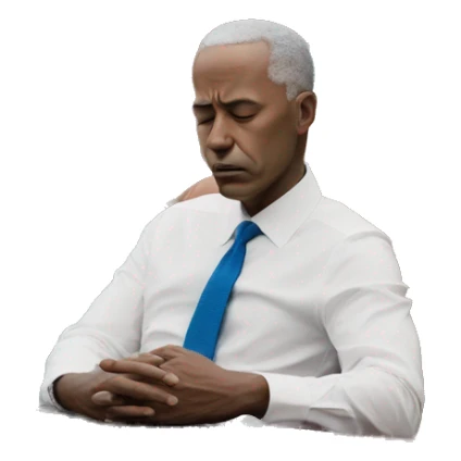 sleepy joe taking a nap in the oval office sticker