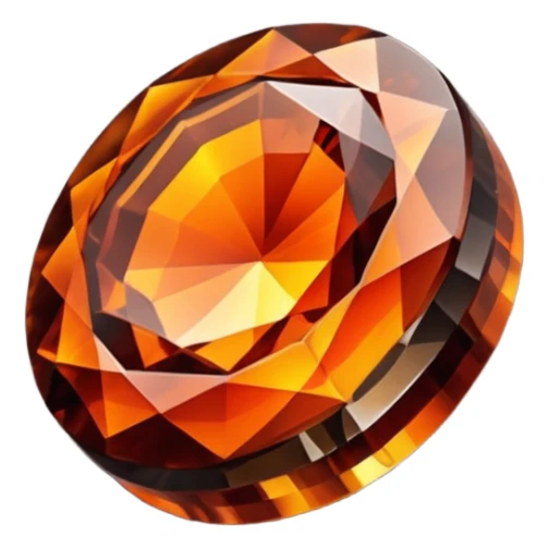 chatoyant gemstone crystla layered colors dark brown and dark orange 3d png background matte sticker