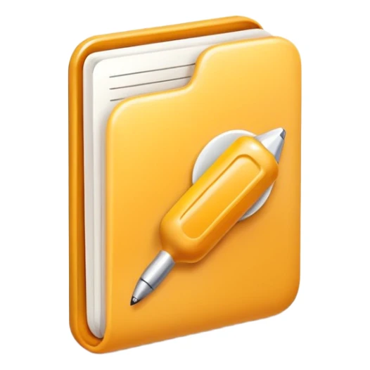 3D icon symbolizing writing a review and sharing opinions, food app context, single object, modern and clean style, soft lighting, isolated, no background sticker