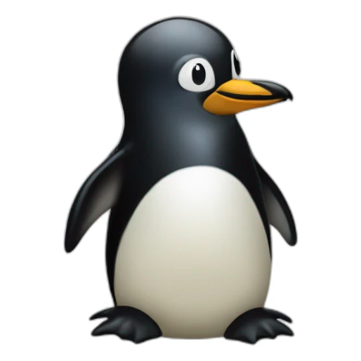 Unix pinguin with OSCoE mentionned sticker