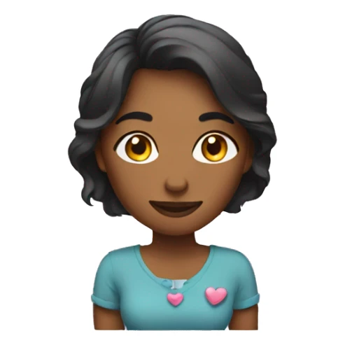 A woman that is in love sticker