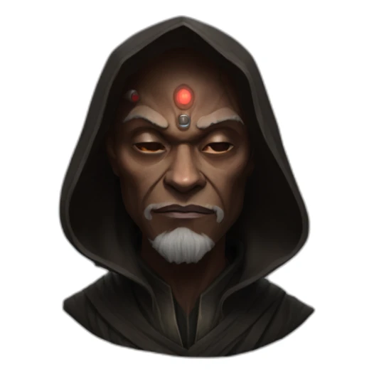 hyperrealist sith jedi in world of warcraft sticker