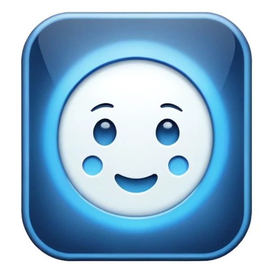 blue sign at the night  sticker