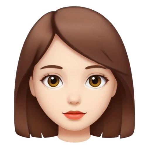 girl in a polaroid frame sticker