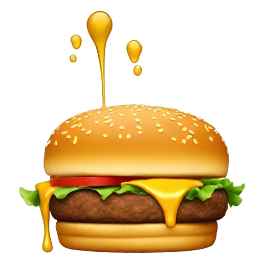 Extra Burger, Food, Make a honey mustard into ta patty and there we go. sticker