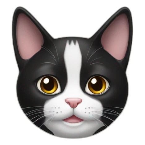 tuxedo cat wearing tuxedo sticker