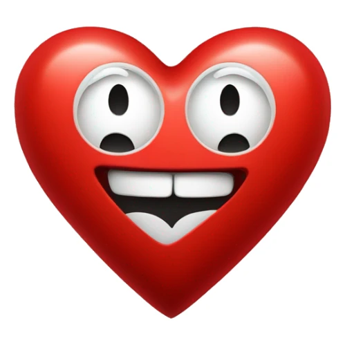 red heart with tick sign in the middle sticker