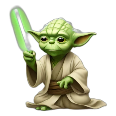 yoda farting sticker