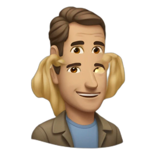 eifell kulesi önünde bir esmer bir de sarışın erkek sticker