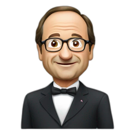 François Hollande mange de la merde sticker