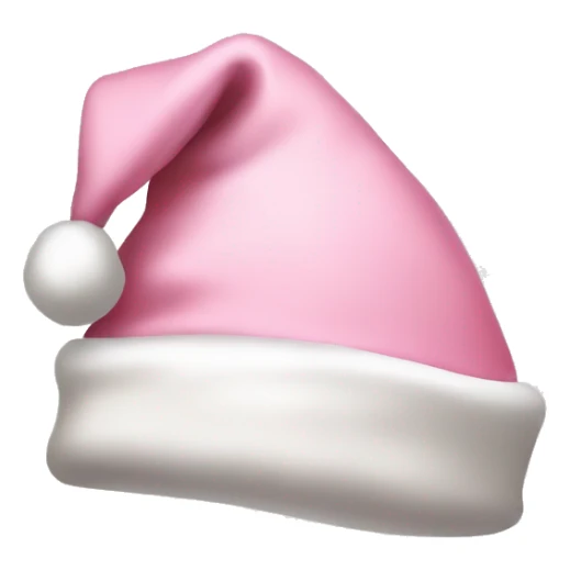 light pink santa hat sticker