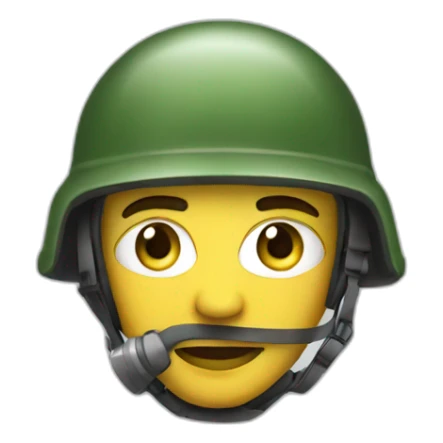 A tanker in a helmet on a tank. sticker