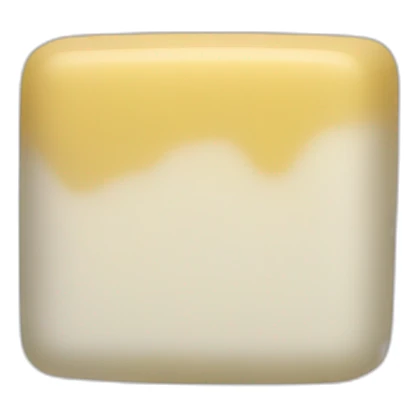 a bar of soap with skim on top sticker