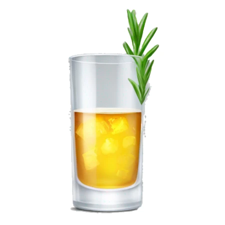 a shot of vodka  in Russian style sticker