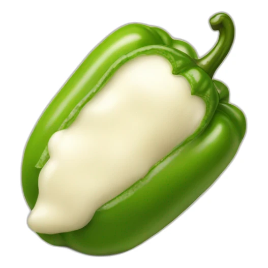 Cream filled pepper sticker