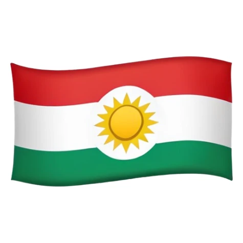 Kurdistan flag sticker