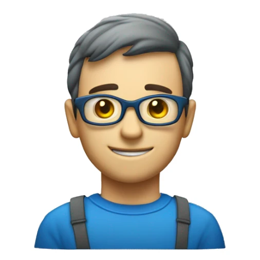 Um símbolo redondo azul com um cert no meio sticker