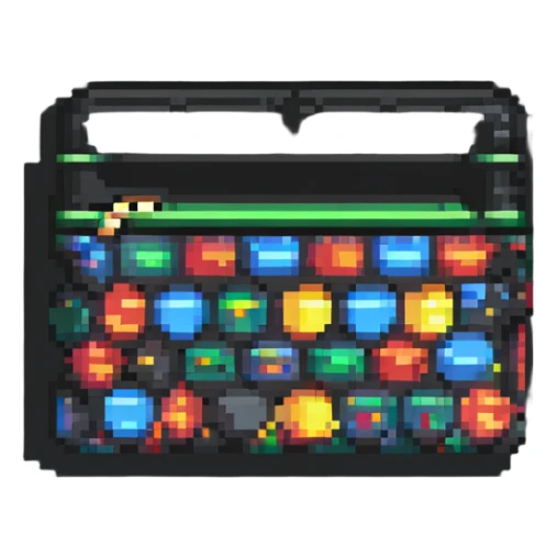 pixel art billetera para finanzas personales sticker